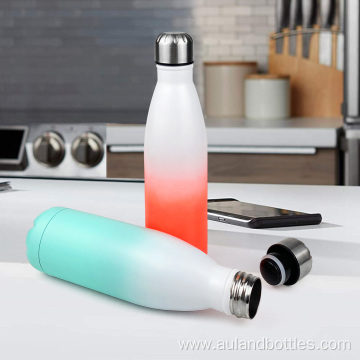 500mL Stainless Steel Gradient Color Vacuum Cola Bottle